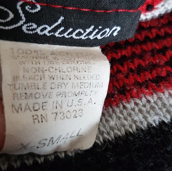 Seduction Striped Short Sleeve Knit Sweater Dress - Picture 2 of 3